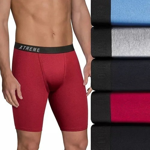 Imagem 7 de 7 de Kit 12 Cuecas Boxer Xtreme Ciclista P Ao Gg Long Leg