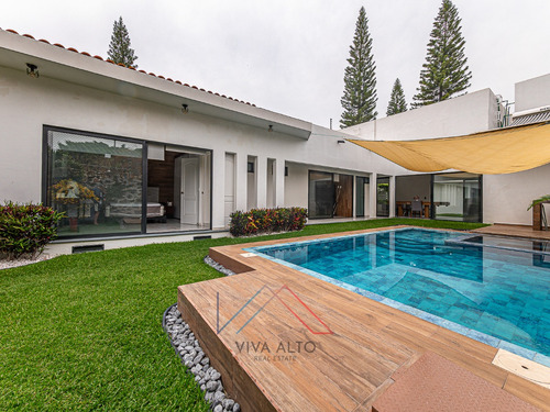 Casa Nueva De 1 Nivel En Fraccionamiento Con Alberca Y Jacuzzi_oaxtepec/ Cocoyoc Morelos