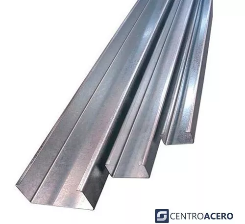 Perfil C Chapa Galvanizada de 120 X 50 X 15 X 1,6 mm x 6