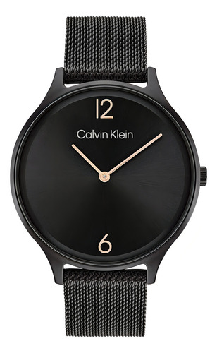 Calvin Klein Reloj De Pulsera De Cuarzo Chapado Iónico De