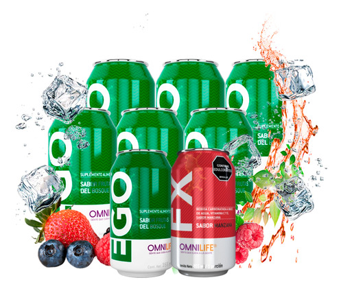 Ego Frutas X6 + 1 Gratis +1 Fx - mL a $42