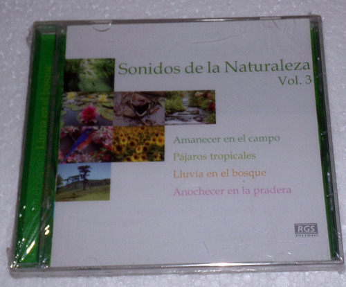 Sonidos De La Naturaleza Vol 3 Cd Sellado / Kktus 