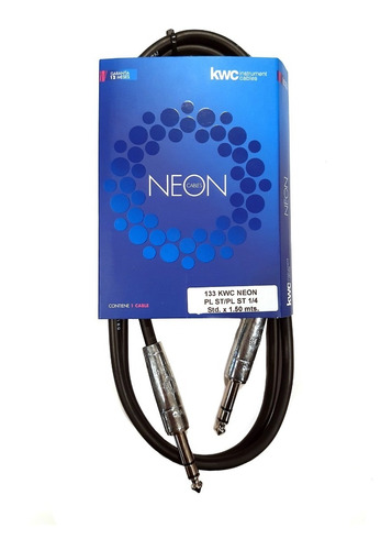 Cable Plug Plug Estereo Balanceado Kwc Neon 133 1.5 - Plus