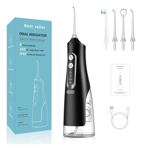 Irrigador Bucal Eléctrico, Chorro De Agua, Limpiador Dental