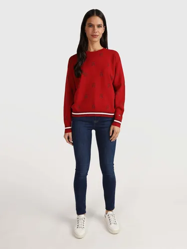 Sueter rojo tommy hilfiger mujer hotsell