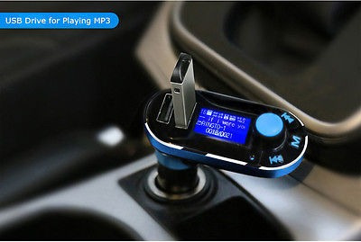 Mp3 Player Fm Transmisor Dual Usb Cargador Lcd Pantalla Kit 