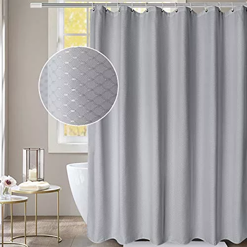 Cortinas de ducha de tela de calidad de hotel resistentes al agua ojal -  VIRTUAL MUEBLES