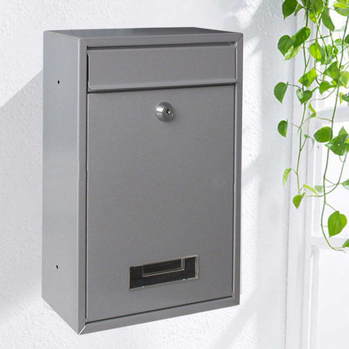Caixa À Prova De Intempéries Rustproof 21,3x8,5x32cm Prata