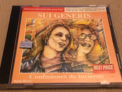 Cd Sui Generis / Confesiones De Invierno ( Sony 20 Bit Hds)