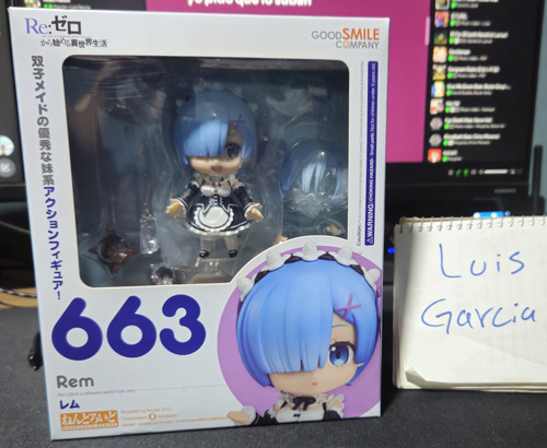 Nendoroid Eren, Mikasa, Armin, Emilia, Ram, Rem, Saitama (Usado)