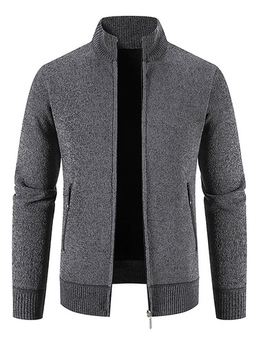 Blusas Masculinas E Suéter De Inverno Com Gola Alta, Jaqueta