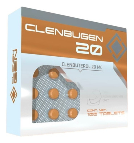 C L E N B U T E R O L 20 Mc 100 Tabletas Sin Sabor