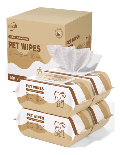 400 Toallitas De Aceite De Coco Para Perros Para Patas Y Tra