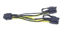 Comprar Pack 3 Cable Pcie 6 Pin A 6+2 Pi Dual Doble 20 Awg