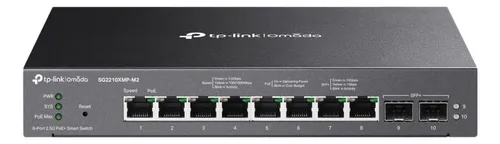 Switch Tp-link Sg2210xmp-m2 8 Puertos Poe+ 2 Sfp+ Omada