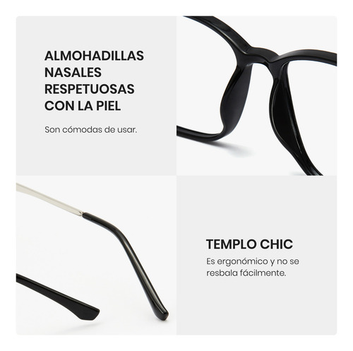 Cyxus Lentes De Luz Azul Para Hombre Y Mujer Fotocromáticas Color Gris