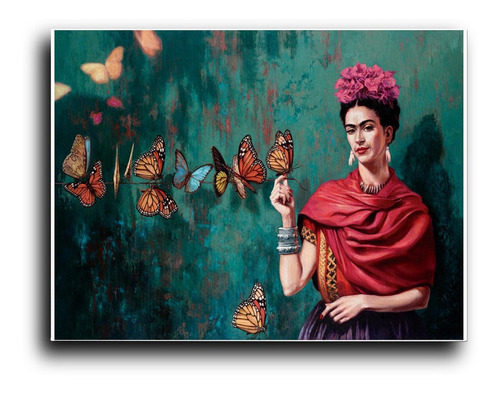 Cuadro Decorativo Canvas  Comedor 100x140cm Frida Khalo