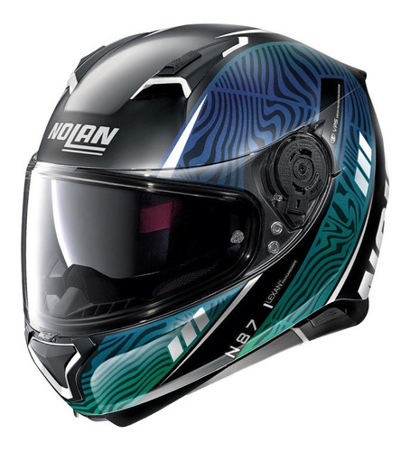 Casco Nolan N87 N-com Doble Visor Oficial Italiano Motodelta