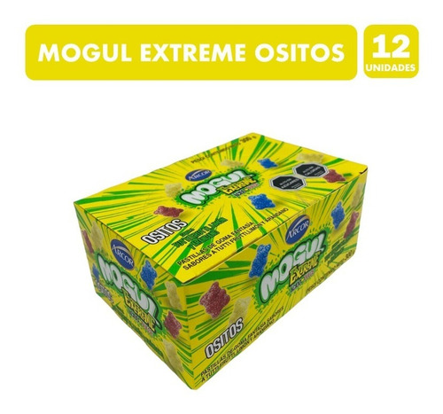 Caja Gomitas Arcor Mogul Extreme Ositos (caja Con 12 Un)