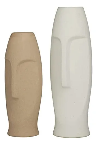 comprar Jarrón De Cerámica Contemporáneo Deco 79, Juego De 2, 15  , 
