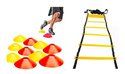Imagen 2 de 8 de Promo Kit Valla + Step + Cono Tortuga + Escalera Coordinacio