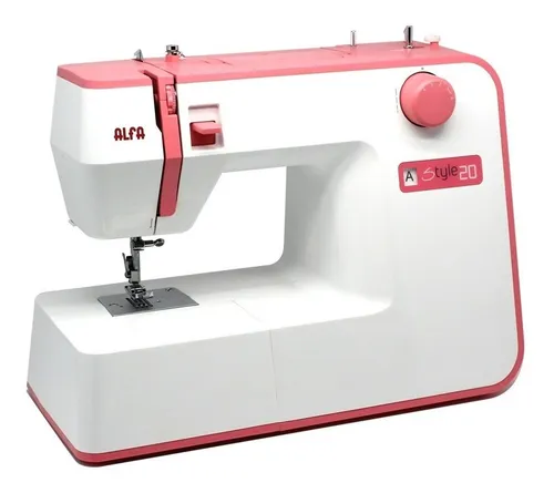 comprar Máquina de coser recta Alfa Style 20 portable color blanco\u002Frosa
