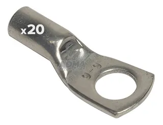 Terminal Cobre Estañado Ojal 6mm Lct 1/4 Tubo Standard X20
