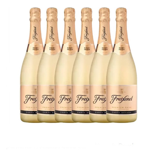 Espumante Espanhol Freixenet Carta Nevada Garrafa 750ml Cx06