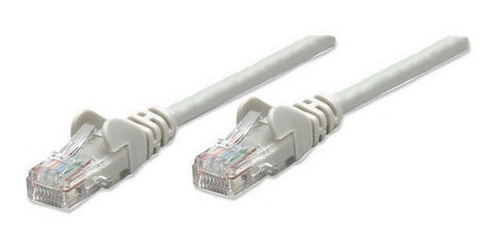 Cable Red Patch Parcheo 5 Metros Cat 6 Utp Gris Intellinet 