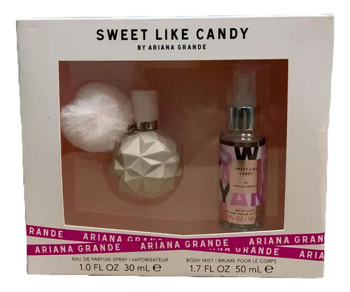 Kit de perfume Edp Sweet Like Candy de Ariana Grande, 30 ml, más bruma corporal de 50 ml