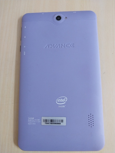 Tablet Advance Intel 7 PuLG Pantalla, Batt Ok - Pa Repuestos