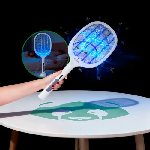 Raquete Elétrica Several Importados ​Recarregável Mata Pernilongos Mosquitos E Atrai Com Iluminação Uv Branco 127/220v