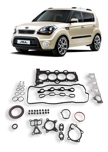 Jogo De Juntas Completo Kia Soul 1.6 16v - G4fc