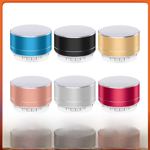 Altavoz Bluetooth A10 Con Carcasa Metálica, Color Negro