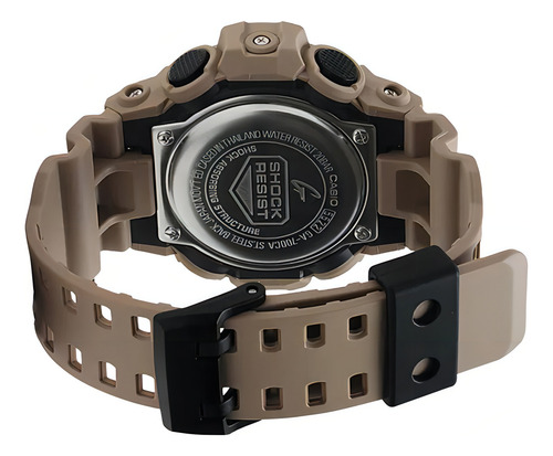 Relógio Casio G-shock Ga-700ca-5adr Utility Camo Militar Cor Da Correia Bege Cor Do Bisel Bege Cor Do Fundo Preto