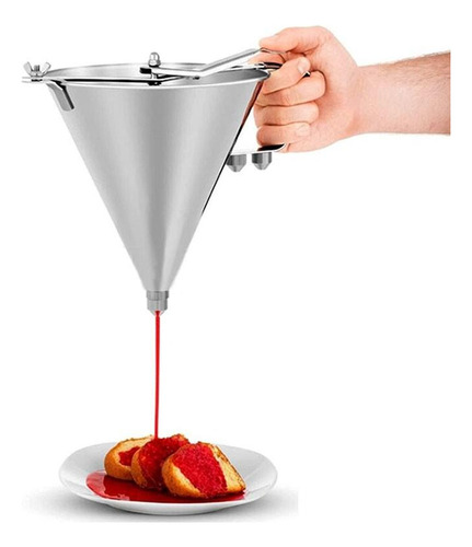 Embudo Automatico Acero Inox. 1.9 Lts. C/ Soporte