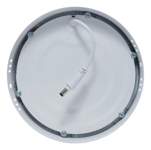 Lámpara Panel Led Redondo Para Sobreponer, 12w, Luz Cálida