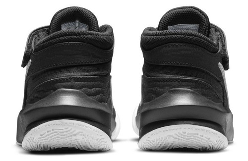 Imagen 5 de 9 de Calzado Nike Team Hustle D10f Basketball Niños Negro