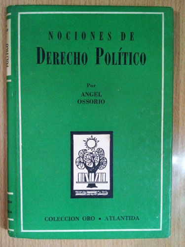 Nociones De Derecho Politico Angel Ossorio A99