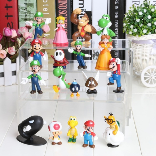 Mario Bros Y Sus Amigos Set 18pz 