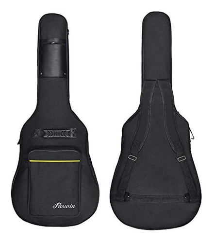 Faswin Bolso Para Guitarra Acústica De 41 Pulgadas Con Tiras