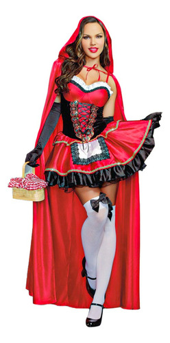Disfraz De Caperucita Roja Para Mujer Disfraz De Disfraz Pa