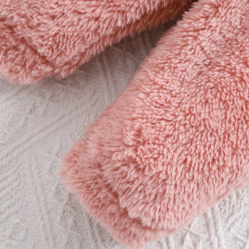 Conjunto Plush Bebe Buzo Con Capucha Y Moño, Pantalon Rosa Rosa 6-9 M