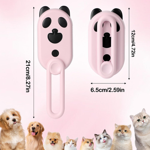 Cepillo De Vapor Para Mascotas Para Perros Y Gatos, Peine