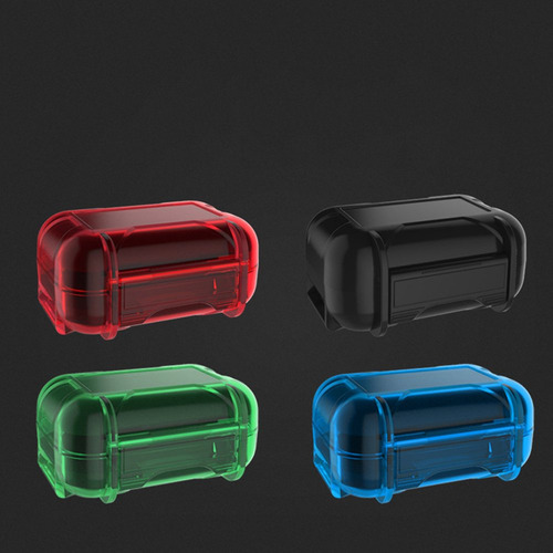 (negra) - Funda Protectora Multifunción Rígida De Abs Kz Para Auriculares, Monitores Intraurales Y Almohadillas (negra)