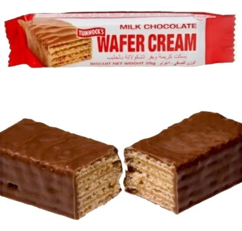 1 Pieza De Chocolate Wafers Cream Biscuit Ambrosías De 20g