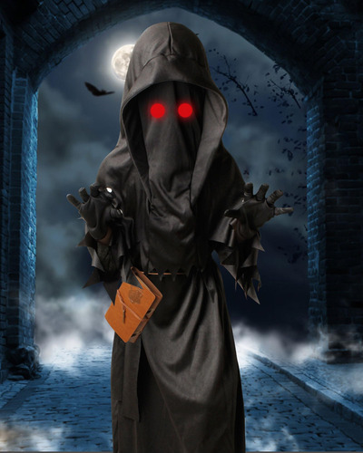 Disfraz De Oskiner Grim Reaper Para Niños, Disfraz Aterrador