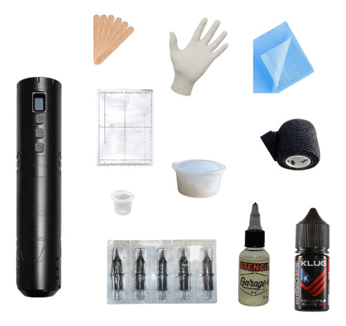 Kit Tattoo Para Tatuar | Maquina Pen Arrow