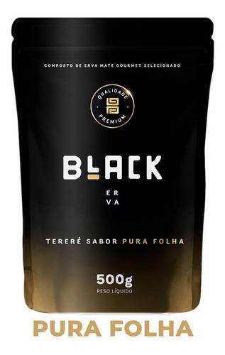 Erva Mate Pura Folha Tereré Black Qualidade Premium 500g