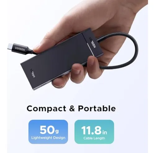 Ugreen Hub Usb C De 100 W Y 10 Gbps - Adaptador 5